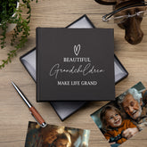 Beautiful Grandchildren Memories Black Photo Picture Album 50 x 6"x4"