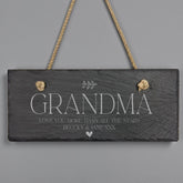 Personalised Hanging Slate Sign Gift For Grandma Birthdays Christmas Etc. Personalised Gifts ukgiftstoreonline