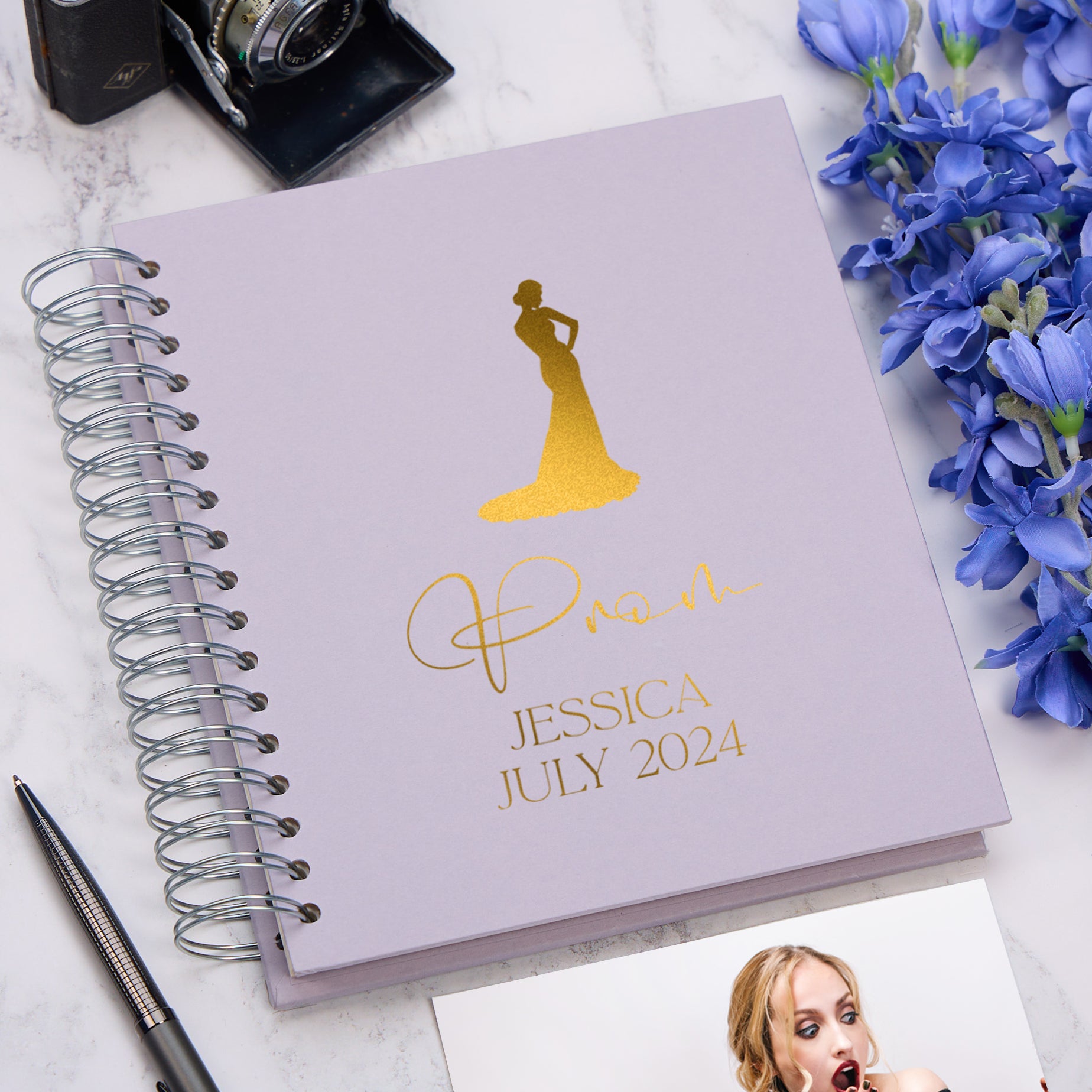 Personalised Girl's Prom Keepsake Photo Album Memory Book Photo Album ukgiftstoreonline