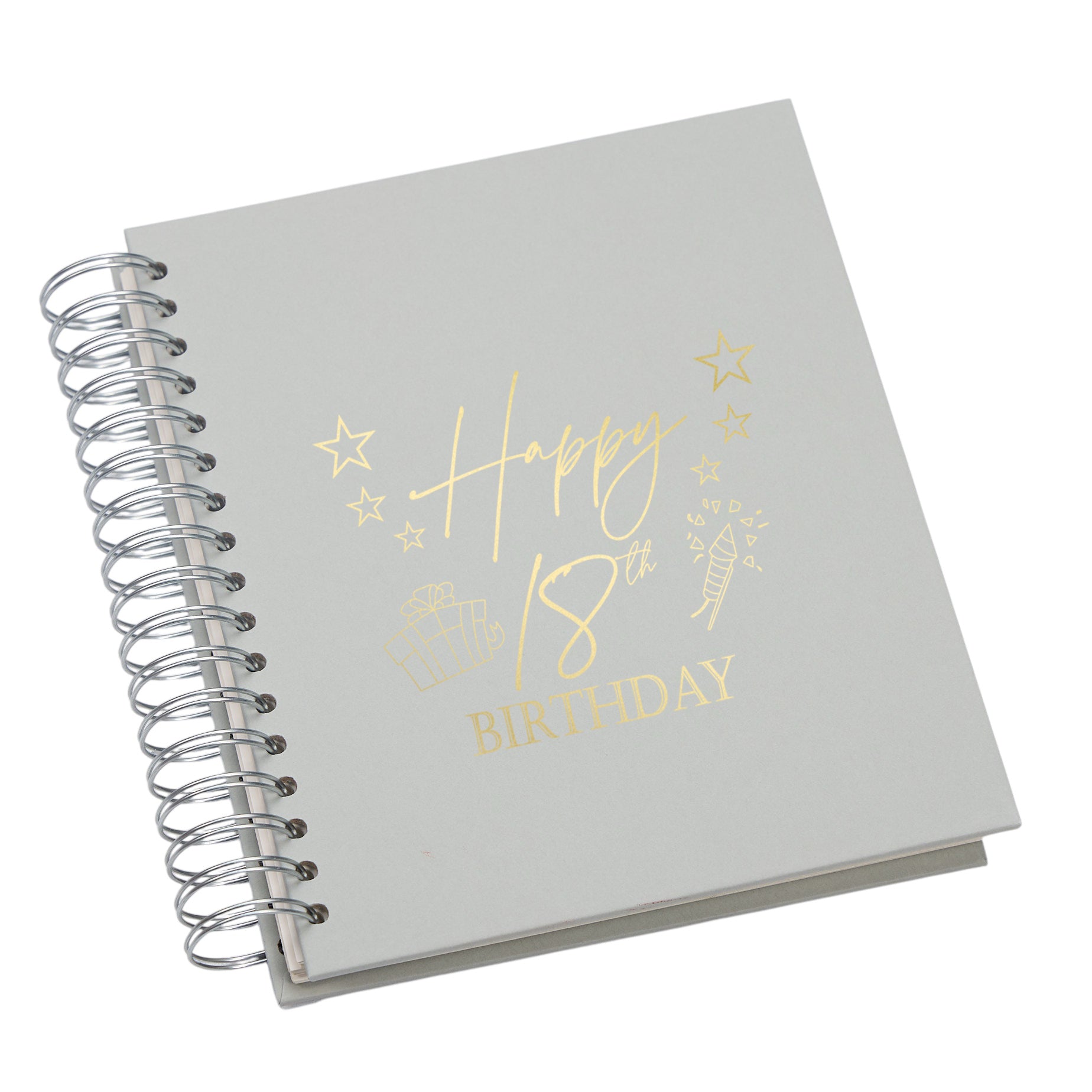 Wholesale Trade Pack of 5 Large 18th Birthday Photo Album Memory Keepsake Gift With Presents Multiple Colours Photo Album ukgiftstoreonline Grey 4x6 Inch Album
