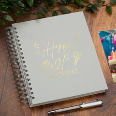 Large 21st Birthday Photo Album Memory Keepsake Gift With Presents Multiple Colours