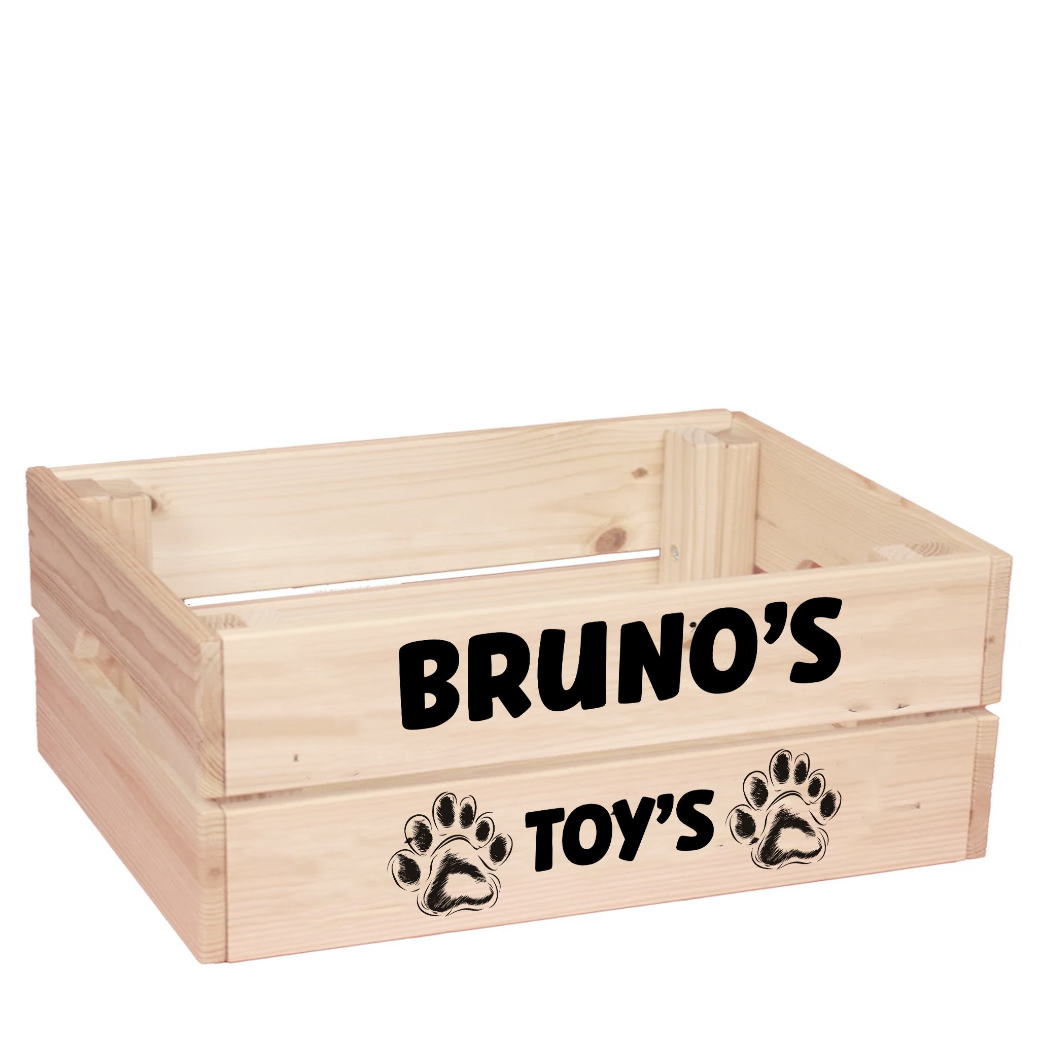 Personalised Dog Toy Crate – Custom Pet Basket | Organise Dog Toys & Storage ukgiftstoreonline