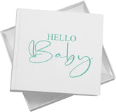 Hello Baby Photo Album For 50 x 6 by 4 Photos In White Pack of 5 Wholesale Trade photo album ukgiftstoreonline