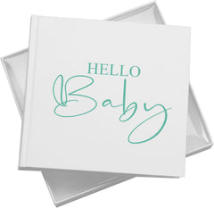 Hello Baby Photo Album For 50 x 6 by 4 Photos In White Pack of 5 Wholesale Trade photo album ukgiftstoreonline