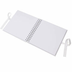 Mr and Mrs Wedding White Scrapbook Guest Book Wholesale Pack of 10