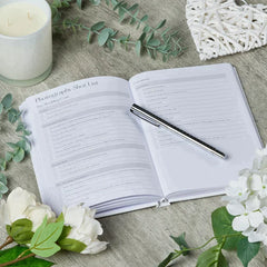 Personalised Wedding Planner Organiser Book Engagement Gift With Rose Gold Heart