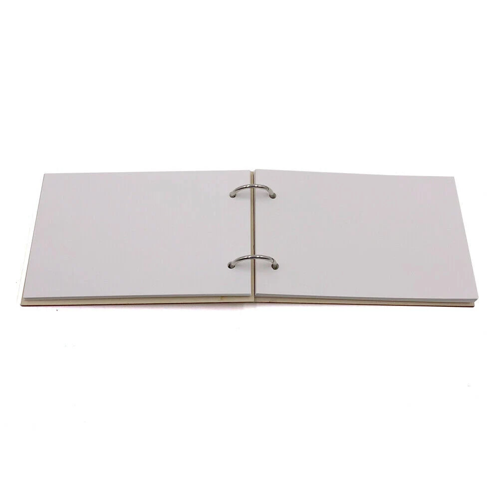 Personalised Christening Scrap Book or Guest Book Floral Cross ukgiftstoreonline