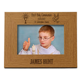 Personalised First Holy Communion Photo Frame Gift with Holy Host ukgiftstoreonline