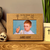 Personalised First Holy Communion Photo Frame Gift with Holy Host ukgiftstoreonline