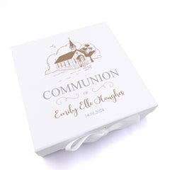 Personalised Communion Church Keepsake Memory Box Gift ukgiftstoreonline