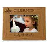 Personalised Communion Day Photo Picture Frame Landscape With Church Sketch ukgiftstoreonline