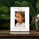 Personalised First Holy Communion White Wooden Photo Frame Portrait ukgiftstoreonline