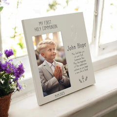 First Holy Communion Gift, Printed Boy's Holy Communion Photo Frame ukgiftstoreonline