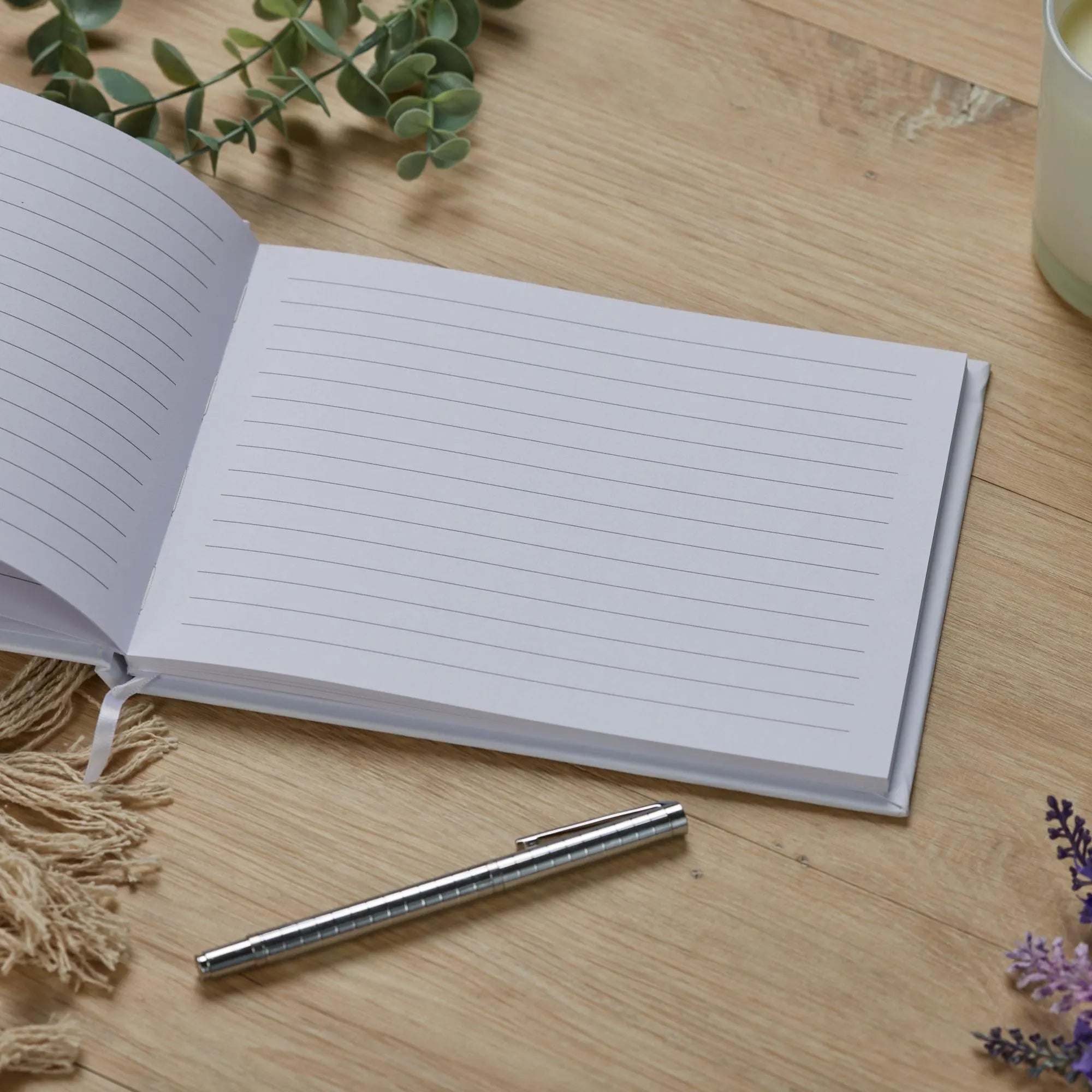 Personalised Communion Lined Guestbook 80 Pages With Green Cross ukgiftstoreonline