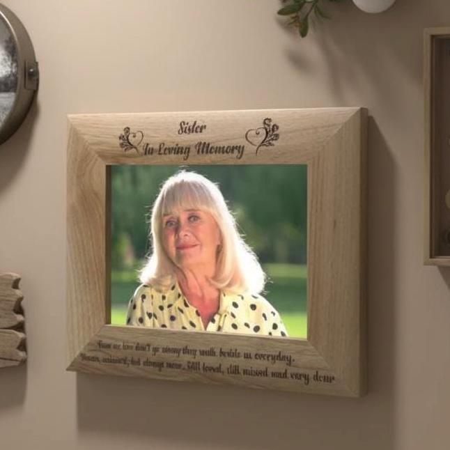 Sister Memorial Remembrance Photo Frame Sister Photo Frame ukgiftstoreonline
