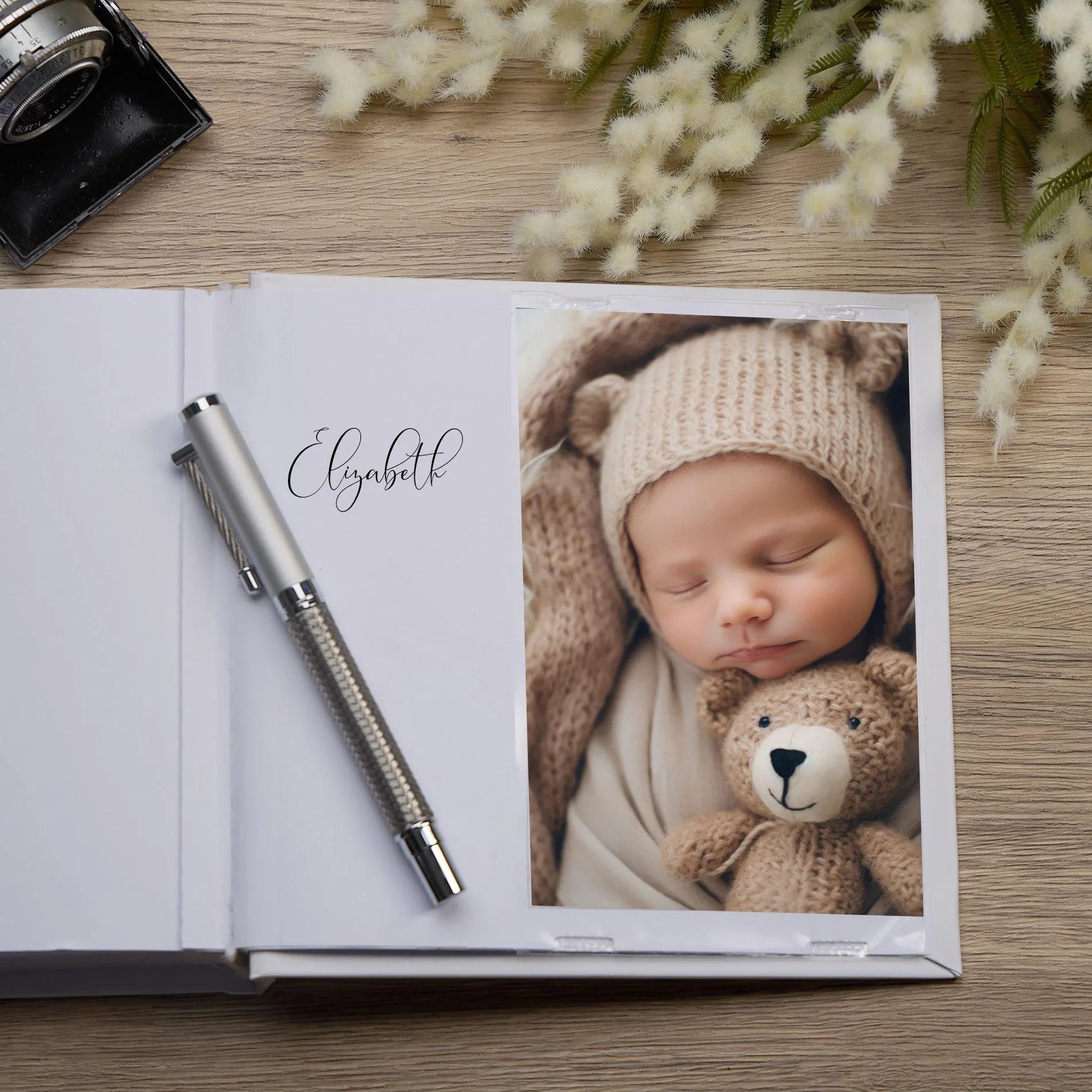 Personalised My Christening-Baptism-First Holy Communion-Confirmation Photo Album Gift Boxed Safari Animal Design ukgiftstoreonline