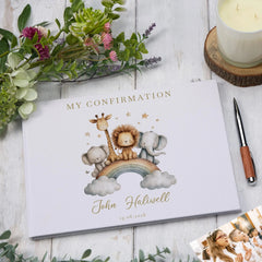Personalised Large Christening-Baptism-Confirmation-First Holy Communion Memory Book A4 Guest Message Book ukgiftstoreonline