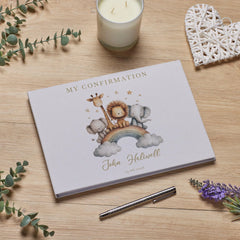 Personalised Large Christening-Baptism-Confirmation-First Holy Communion Memory Book A4 Guest Message Book ukgiftstoreonline