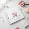 Personalised First Holy Communion Pink Cross Guestbook Scrapbook Photo Album ukgiftstoreonline