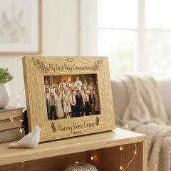 Girls First Holy Communion Personalised Engraved Photo Frame Gift ukgiftstoreonline