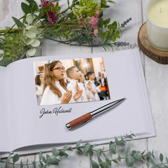 Personalised Large Christening-Baptism-Confirmation-First Holy Communion Memory Book A4 Guest Message Book ukgiftstoreonline