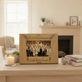 Boys First Holy Communion Personalised Engraved Wooden Photo Frame Gift ukgiftstoreonline