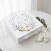 Personalised christening, Baptism or Communion gift Keepsake Memory Box Delicate Floral Design ukgiftstoreonline
