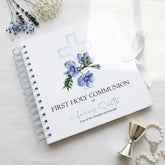 Personalised First Holy Communion Blue Cross Guestbook Scrapbook Photo Album ukgiftstoreonline