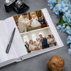 Personalised Large Book Bound Christening Baptism Communion, Photo Album With Delicate Floral Design