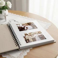Personalised Baptism Photo Album Church Design Wooden Engraved personalised photo album ukgiftstoreonline