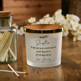 Personalised Large Double Wick Candle Gift For Sister With Sentiment