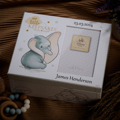 Personalised Disney Dumbo Baby Keepsake Memories Box Gift