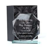 Large Jade Glass Personalised 15cm Trophy Any Engraving or Occasion