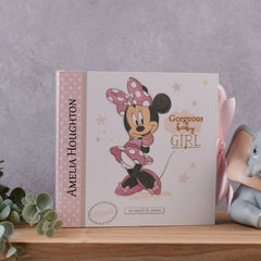 Personalised Baby Photo Album Keepsake Disney Minnie Mouse