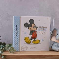 Personalised Baby Photo Album Keepsake Disney Mickey Mouse