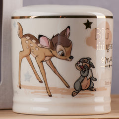 Personalised Baby Disney Bambi Ceramic Money Box Gift