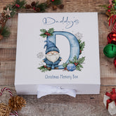 Personalised Cute Christmas Keepsake Memory Box Family Baby