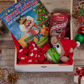 Personalised Luxury Wooden Christmas Eve Box With Tree and Presents