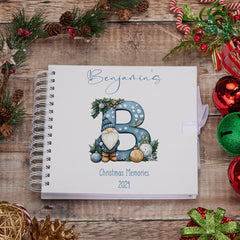 Personalised Cute Alphabet Christmas Memory Book Family Baby Couples