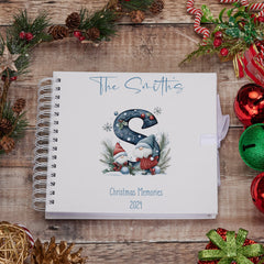 Personalised Cute Alphabet Christmas Memory Book Family Baby Couples