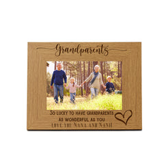 Personalised Grandparents As Wonderful As You Photo Frame gift