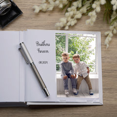 Brother White Photo Album With Leaf Design For 50 x 6 by 4 Photos