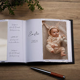 Hello Baby Photo Album For 50 x 6 by 4 Photos In Black photo album ukgiftstoreonline