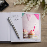 Personalised 80th Birthday Green Leaf Design Gift Photo Album photo album ukgiftstoreonline