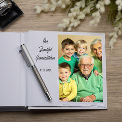 Beautiful Grandchildren Memories White Photo Picture Album 50 x 6"x4" Photo album ukgiftstoreonline