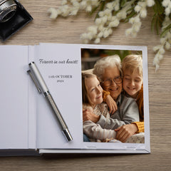 Personalised Grandma In Loving Memory White Album With Photo For 50 x 6x4 Photos