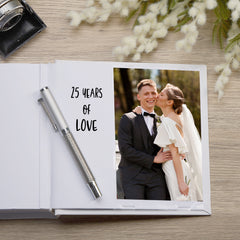 ukgiftstoreonline Personalised 25th Wedding Anniversary Photo album Gift