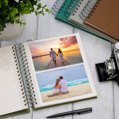 Personalised Multiple Colours Moments And Memories Memory Book New Mr & Mrs Honeymoon Memories Photo Album Foil Print
