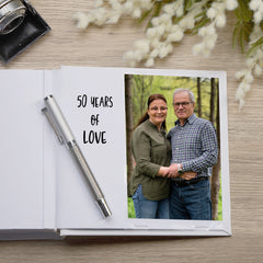 ukgiftstoreonline Personalised 50th Wedding Anniversary Photo album Gift
