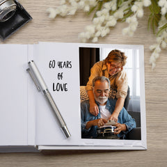 ukgiftstoreonline Personalised 60th Wedding Anniversary Photo album Gift